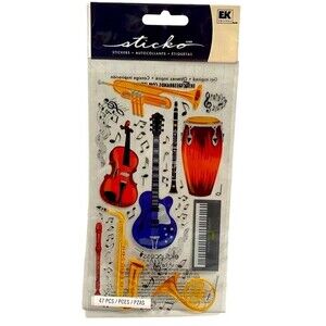 EK Success Sticko Musical Instrument Stickers